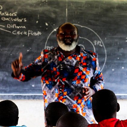 Career talk at Kanyantura Primary School with Ngattu Johnnie